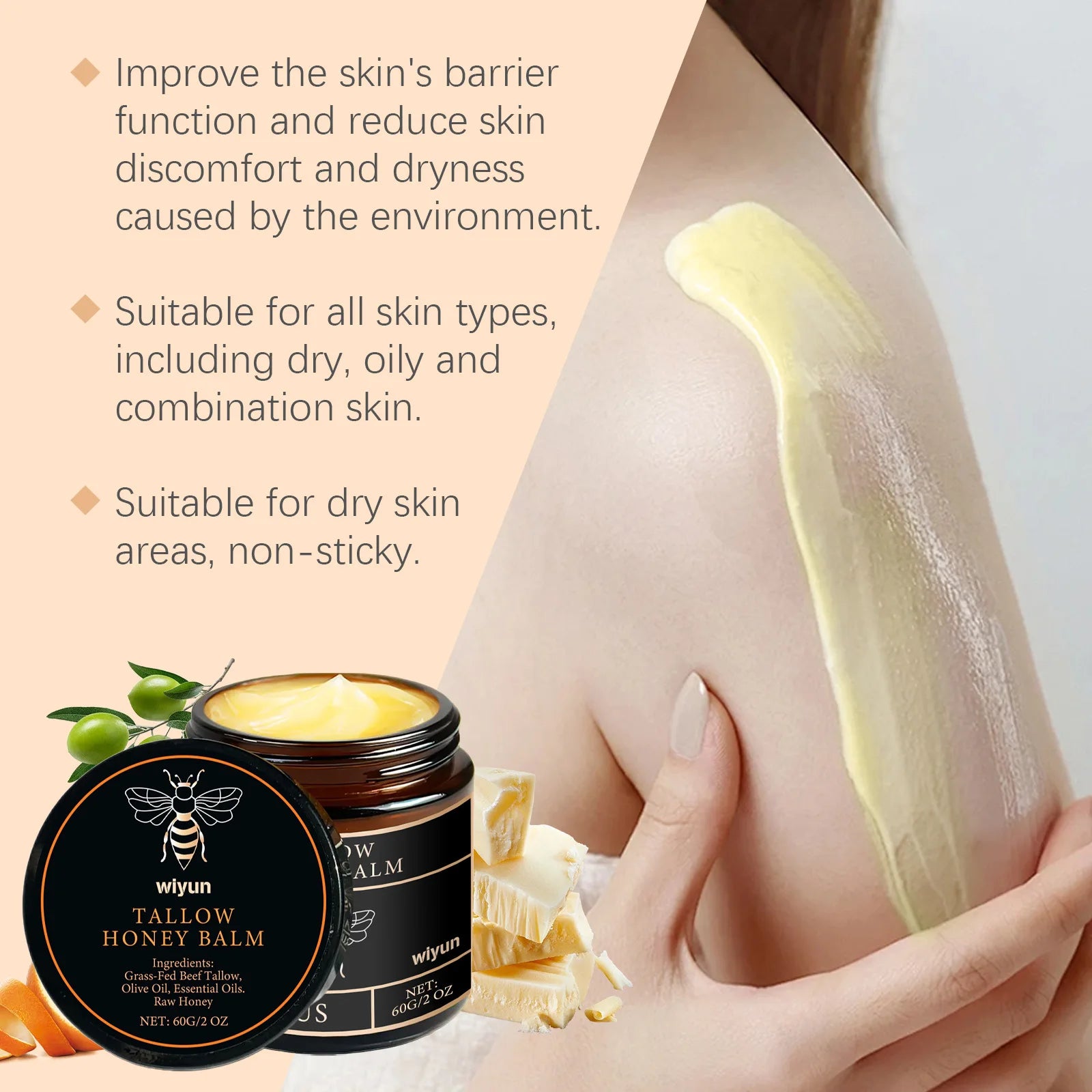 Trendlix™ Honey Tallow Balm